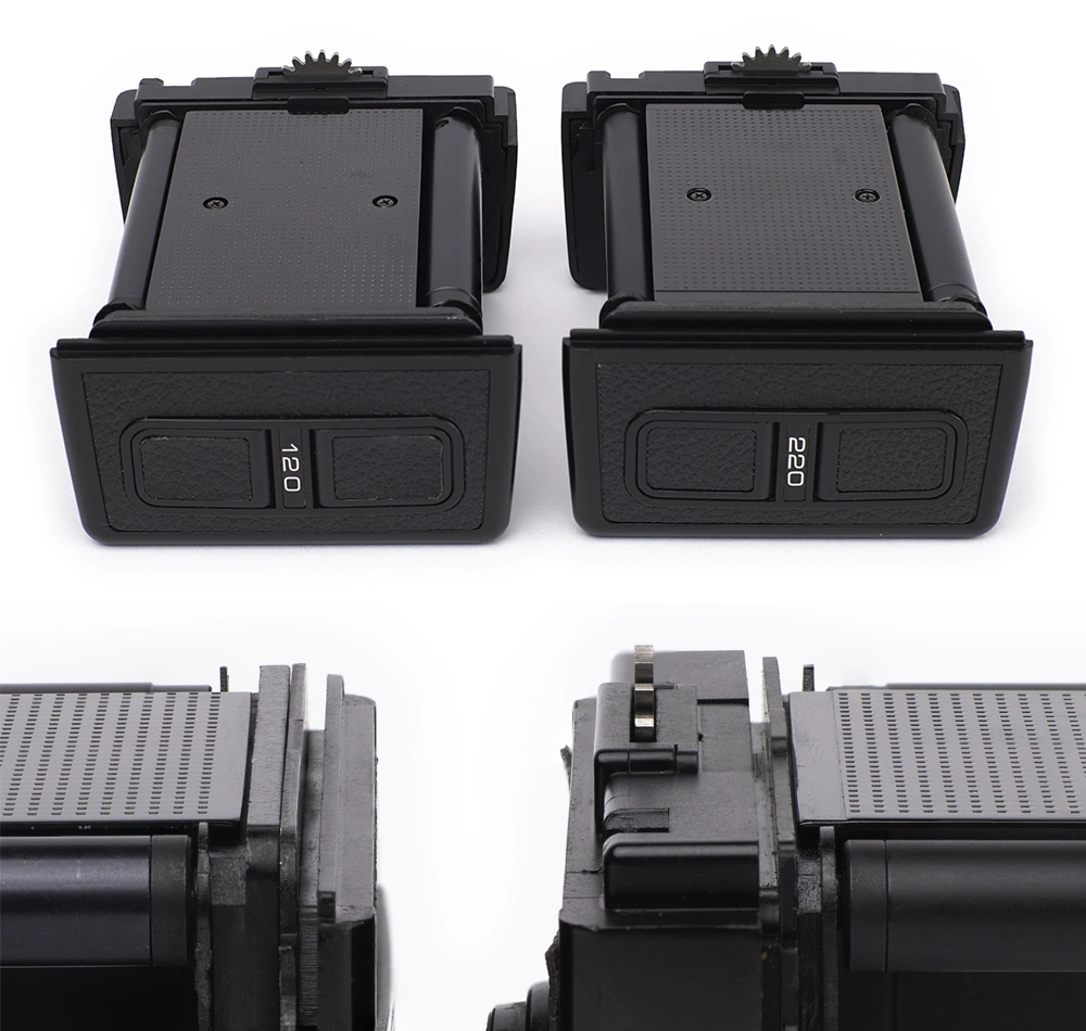 Bronica comparison of 120 220 pressure plate