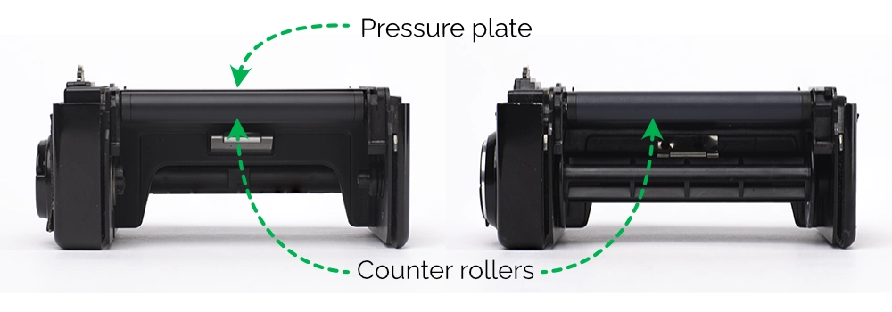 Bronica film back pressure plate position